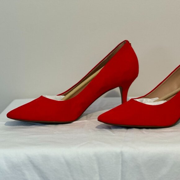 Cole Haan The Go-To Park Pump โ Red Suede (Size US 8) - Picture 7 of 9